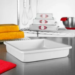 Fat Daddio's Square Cake Pan Solid Bottom 9"x2" -Baking pan Shop psq 992 lifestyle fatdaddios