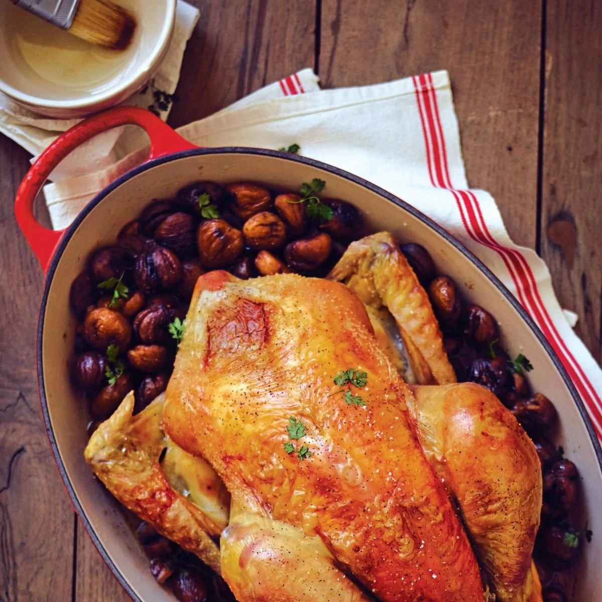 Le Creuset 3 Qt. Oval Signature Enameled Cast Iron Baker | Cerise/Cherry Red 4 Le Creuset 3 Qt. Oval Signature Enameled Cast Iron Baker | Cerise/Cherry Red - Image 2