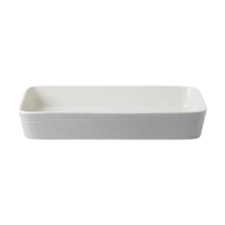 Royal Doulton Gordon Ramsay Maze Collection 2.5 Qt. Rectangular Roaster | Light Grey