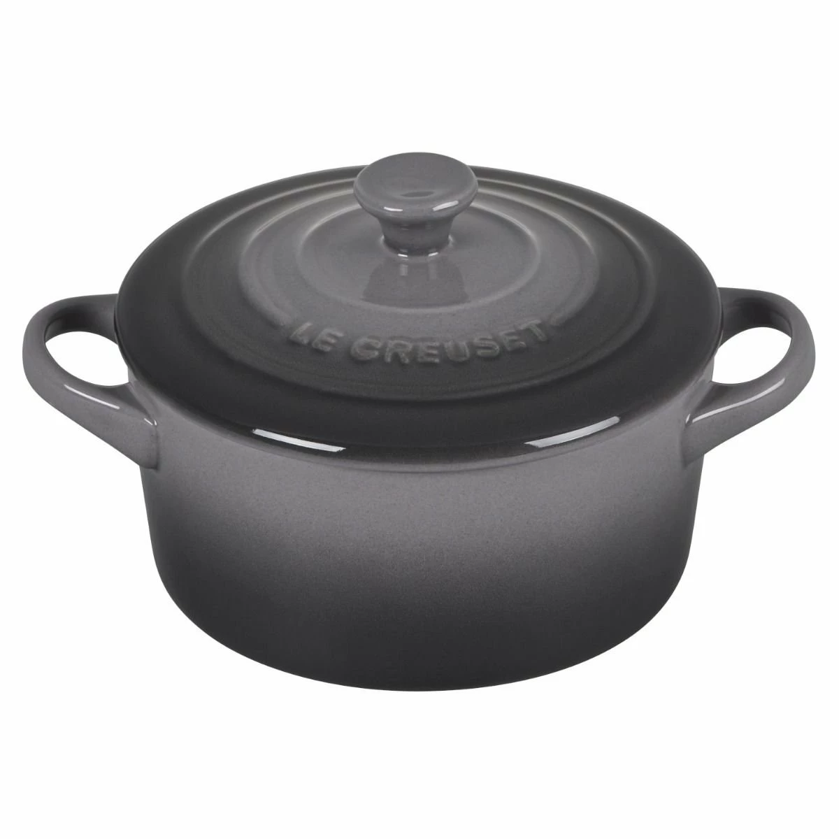 Le Creuset 14oz Round Mini Cocotte | Oyster Grey 3 Le Creuset 14oz Round Mini Cocotte | Oyster Grey