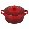 Le Creuset 14oz Round Mini Cocotte | Cerise/Cherry Red