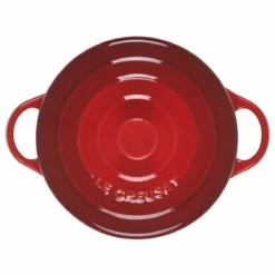 Le Creuset 14oz Round Mini Cocotte | Cerise/Cherry Red -Baking pan Shop rs14079 pg1160t 1467 3