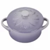 Le Creuset 8oz. Mini Round Cocotte With Flower Lid | Provence