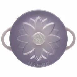 Le Creuset 8oz. Mini Round Cocotte With Flower Lid | Provence -Baking pan Shop rs15813 flowercocotte provence 3