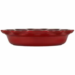 Le Creuset 9" Heritage Pie Dish | Cerise -Baking pan Shop rs17017 heritagepiecerise 2