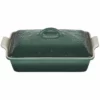 Le Creuset Olive Branch Collection 4 Qt. Heritage Covered Casserole | Artichaut -Baking pan Shop rs17195 pg07053aob 33795
