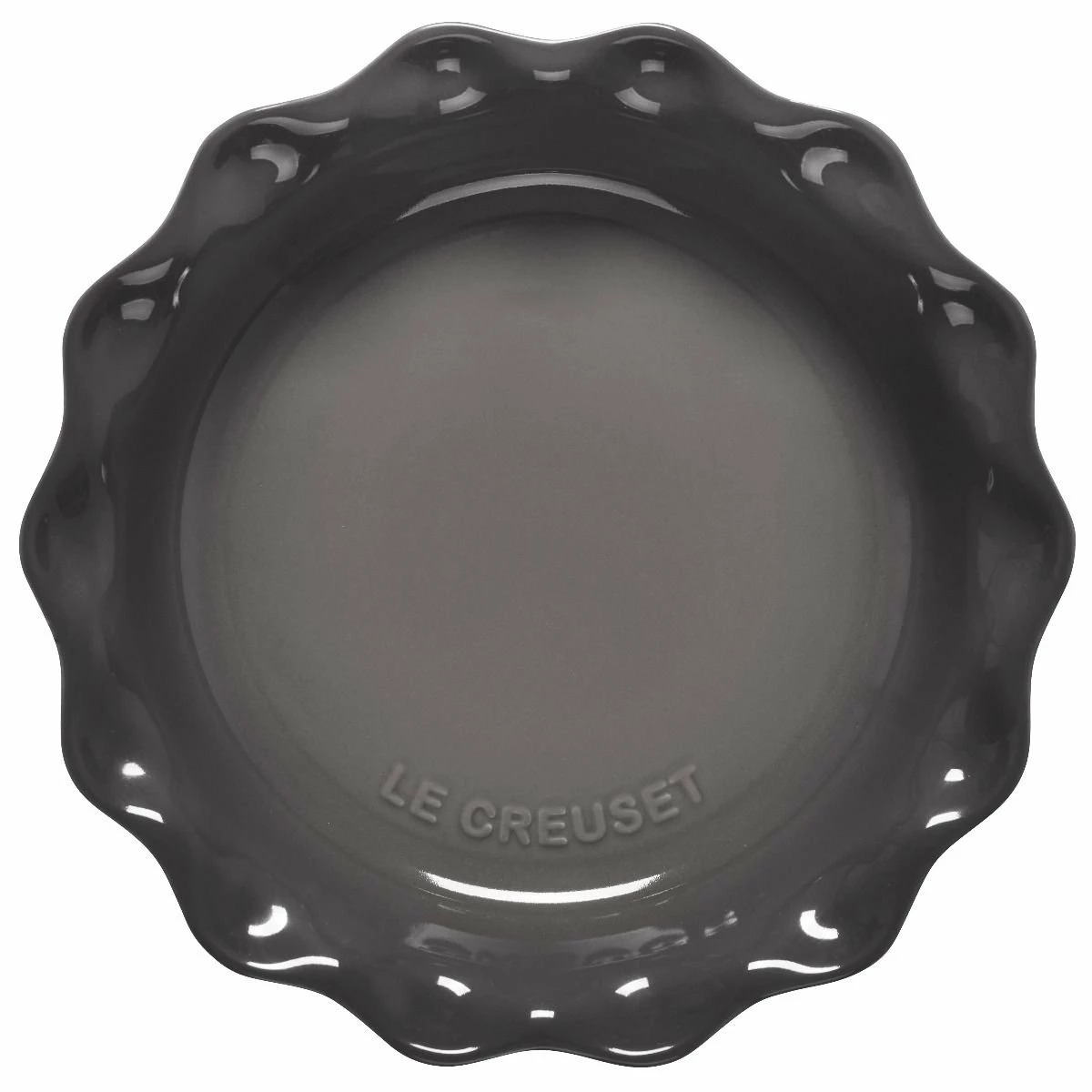 Le Creuset 9" Heritage Pie Dish | Oyster 4 Le Creuset 9" Heritage Pie Dish | Oyster - Image 2