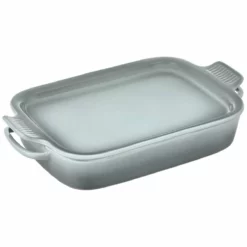 Le Creuset 2.75 Qt. Rectangular Dish With Platter Lid | Sea Salt