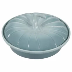 Le Creuset 9" Pumpkin Baker With Lid | Sea Salt
