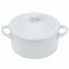 Le Creuset 14oz Round Mini Cocotte | White