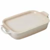 Le Creuset 2.75 Qt. Rectangular Heritage Baking Dish With Platter Lid | Meringue White -Baking pan Shop rs9260 pg2015 13716
