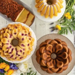 Nordic Ware Magnolia Bundt Pan 15 Nordic Ware Magnolia Bundt Pan -Baking pan Shop spring cast cakes 12 e