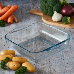Mason Cash | Classic Collection 8.7" X 8.7" Glass Square Roaster -Baking pan Shop square2 1