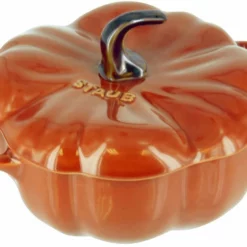 Staub 24 Oz Mini Pumpkin Cocotte | Burnt Orange