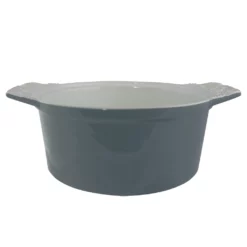 Range Kleen Taste Of Home Stoneware Round Casserole Dish 10 Range Kleen Taste Of Home Stoneware Round Casserole Dish -Baking pan Shop te120g 2qt round casserole product view no lid