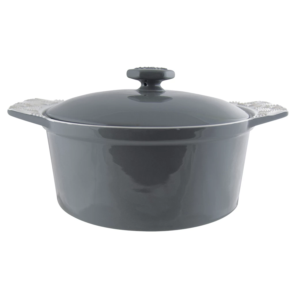 Range Kleen Taste Of Home Stoneware Round Casserole Dish 3 Range Kleen Taste Of Home Stoneware Round Casserole Dish