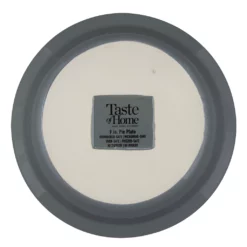 Range Kleen Taste Of Home Stoneware Pie Plate | 9" X 1.5" -Baking pan Shop te130g 9in pie plate bottom view