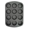 Range Kleen Taste Of Home Muffin Pan Regular | 12-Cup -Baking pan Shop tn122g 12cup muffin pan toh top view 2