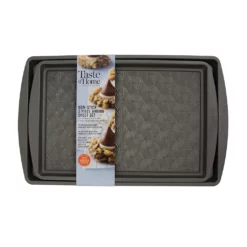 Range Kleen Taste Of Home Baking Sheet | Set Of 2 14 Range Kleen Taste Of Home Baking Sheet | Set Of 2 -Baking pan Shop tn181g 2 piece baking sheet set toh packaging view