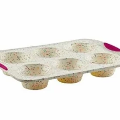 Trudeau White Confetti 6-Count Jumbo Muffin Pan
