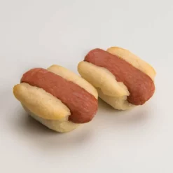 NewMetro Design Silicone Baking Mold 12 Hot Dog Bites -Baking pan Shop two mini hotdogs