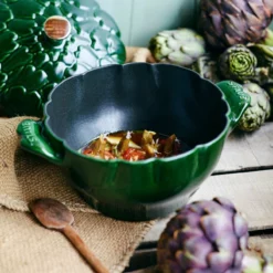 Staub 16oz Artichoke Cocotte | Basil -Baking pan Shop untitled 7 3