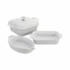 Staub 4-Piece Baking Dish Set | White -Baking pan Shop white1
