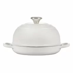 Le Creuset 9.5" Signature Bread Oven | White -Baking pan Shop white 1 2