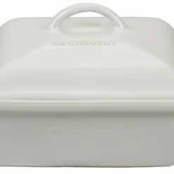 Le Creuset 2.5 Qt. Square Heritage Covered Casserole | White