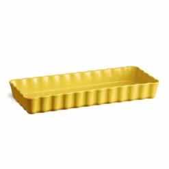 Emile Henry 13.6" X 5.1" Slim Tart Dish | Provence Yellow